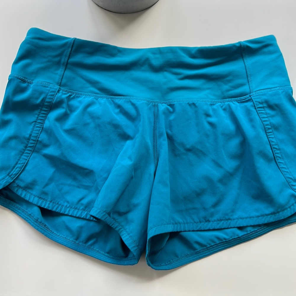 lululemon athletica Teal Athletic Shorts